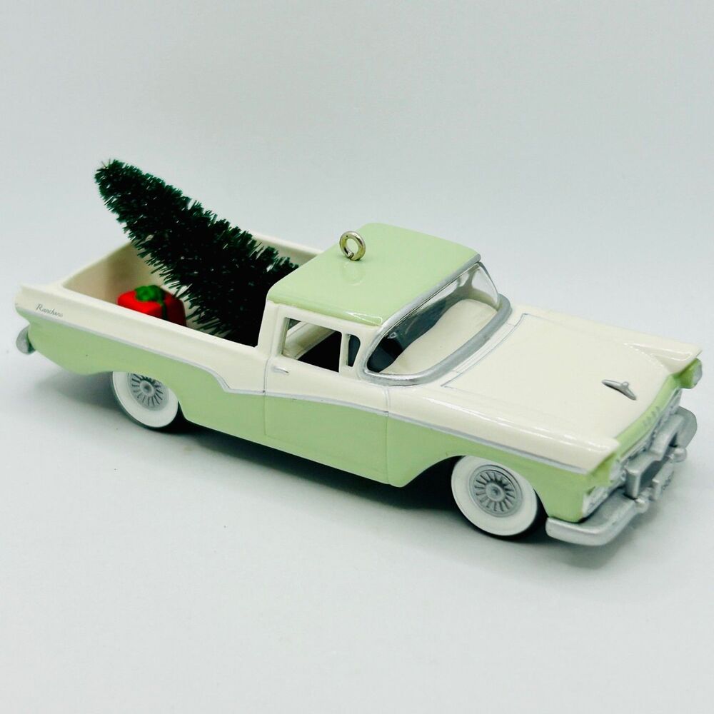 VTG 2002 Hallmark Keepsake Ornaments 1957 Ford Ranchero All-American Trucks